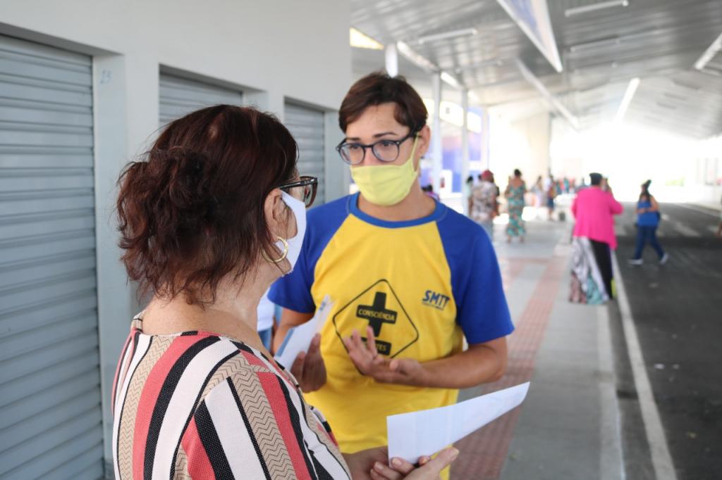 SMTT inicia campanha de conscientização para uso de máscara no transporte público - SMTT Aracaju